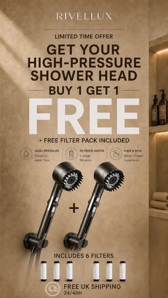 Buy 1 Get 1 Free — High-Pressure Shower Head