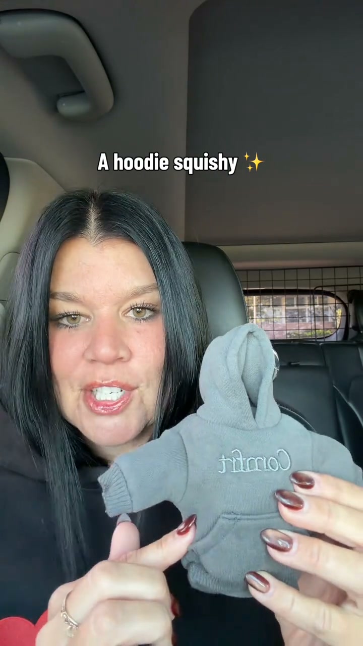Hoodie Keychain | Miniature Stress Ball Hoodie Clip-On Keychain Charm