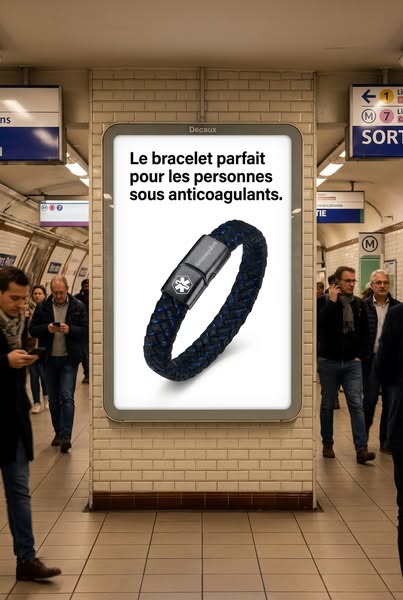 Une seconde peut tout changer. Ce bracelet aussi.