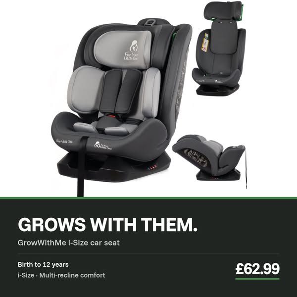 GrowWithMe i-Size · £62.99
