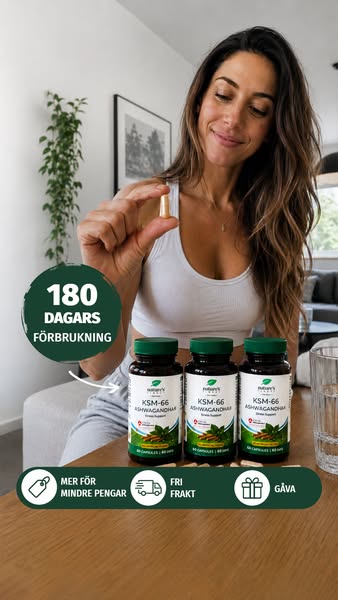 NYTT: KSM-66 Ashwagandha® kapslar