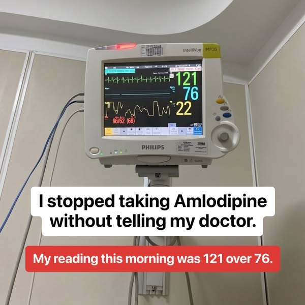 I knew Amlodipine was destroying me. I also knew I couldn't stop taking it.