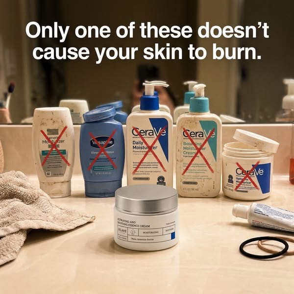 You've tried every moisturizer on that counter. They all burned. Except one.
