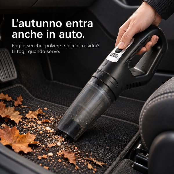 L’autunno entra in auto. Lo sporco non deve restarci.