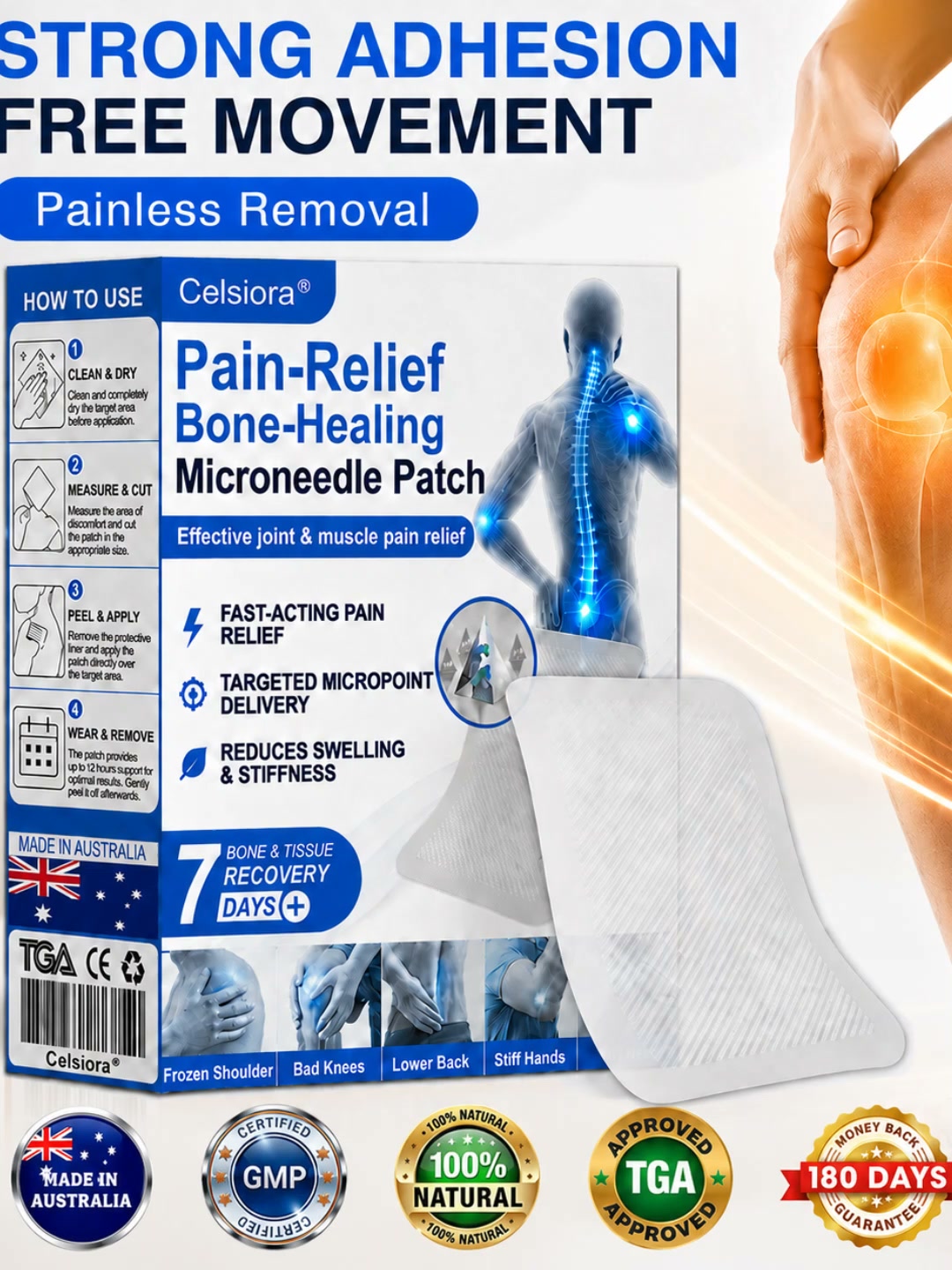 Targeted Relief for Swollen, Stiff Knees