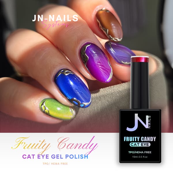 Introducing the Fruity Candy Cat Eye Gel Polish Collection!