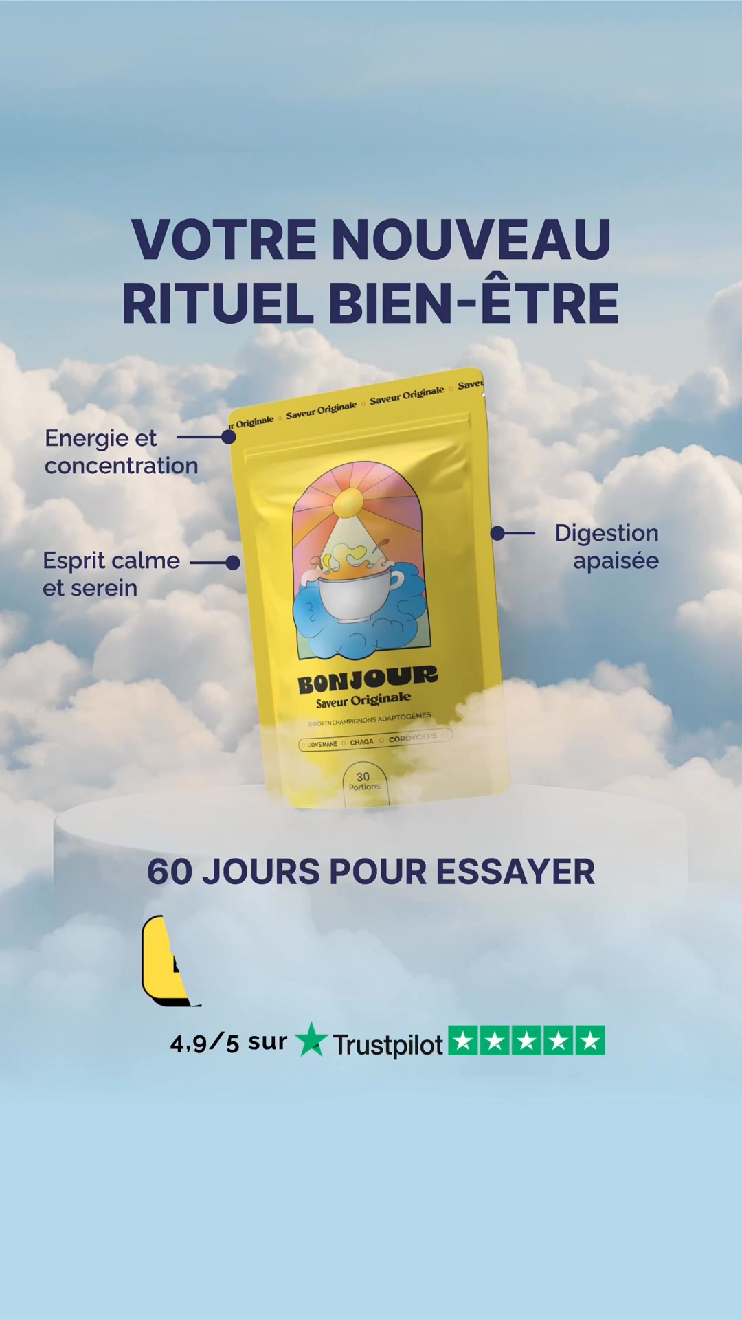 50% + mousseur offert et livraison gratuite !