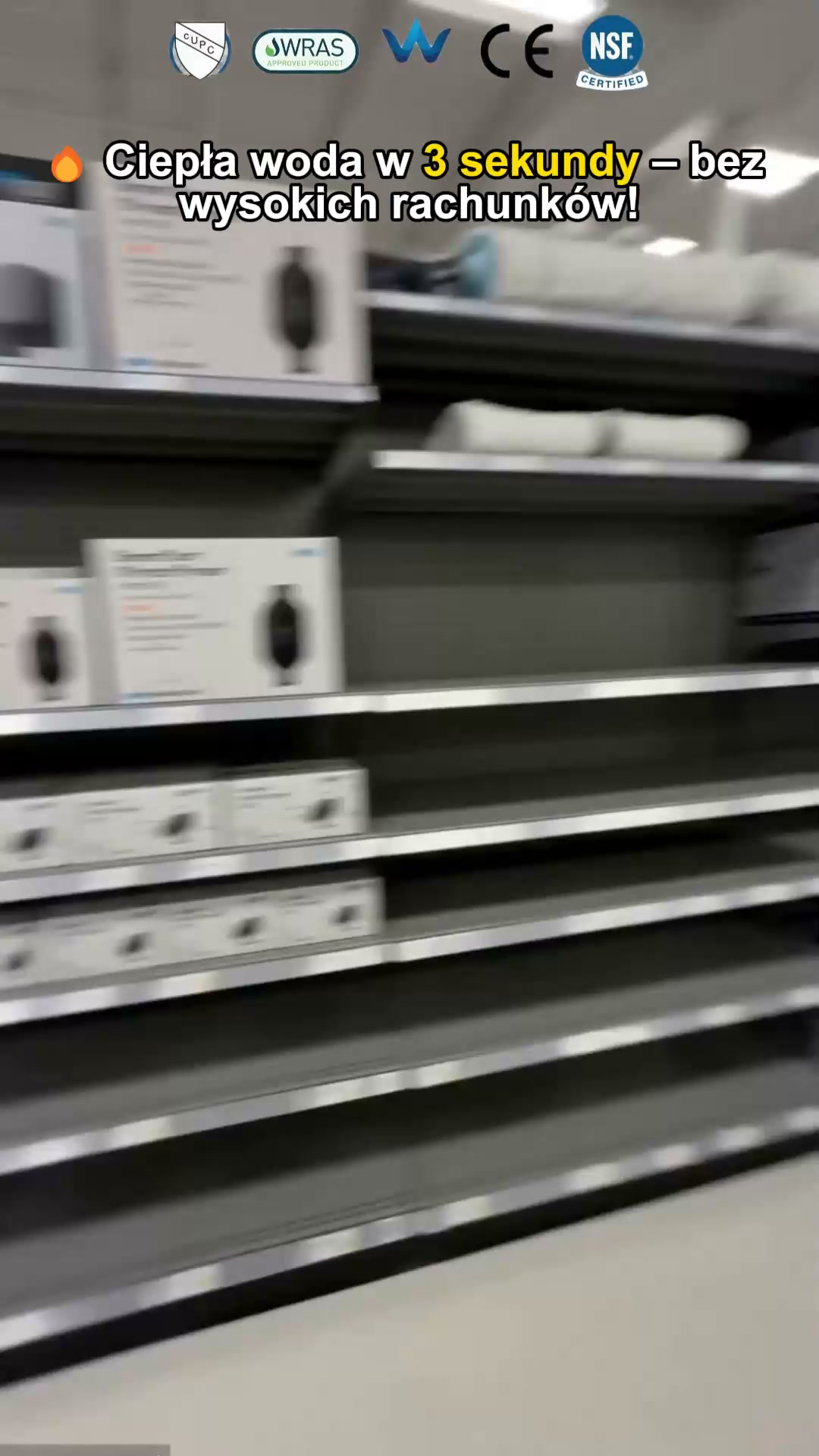 W ciągu zaledwie 3 sekund uzyskasz gorącą wodę bez użycia prądu, co całkowicie poprawi komfort Twojego domu!