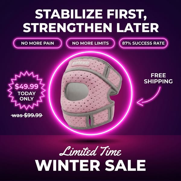 Try Relevo Knee Brace Today!