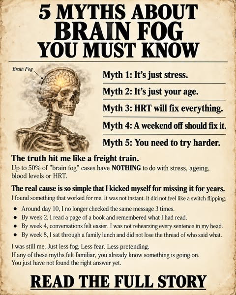 5 Myths About Brain Fog