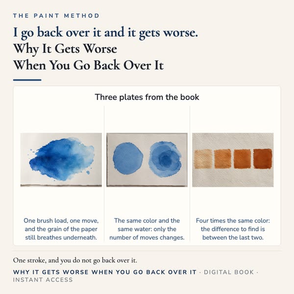 Why It Gets Worse When You Go Back Over It