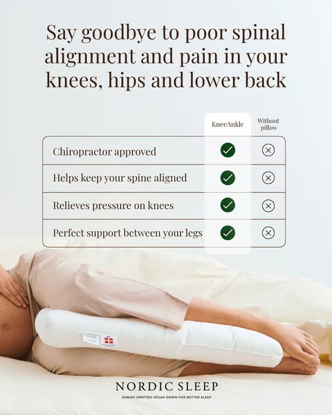 Say goodbye to aching knees and a back that feels out of alignment
