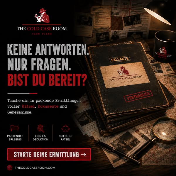 Ungelöste Morde. Ein Abend. Findest du den Täter?