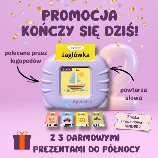 OSTATNIE DNI! KinderSpeech kończy 2 lata