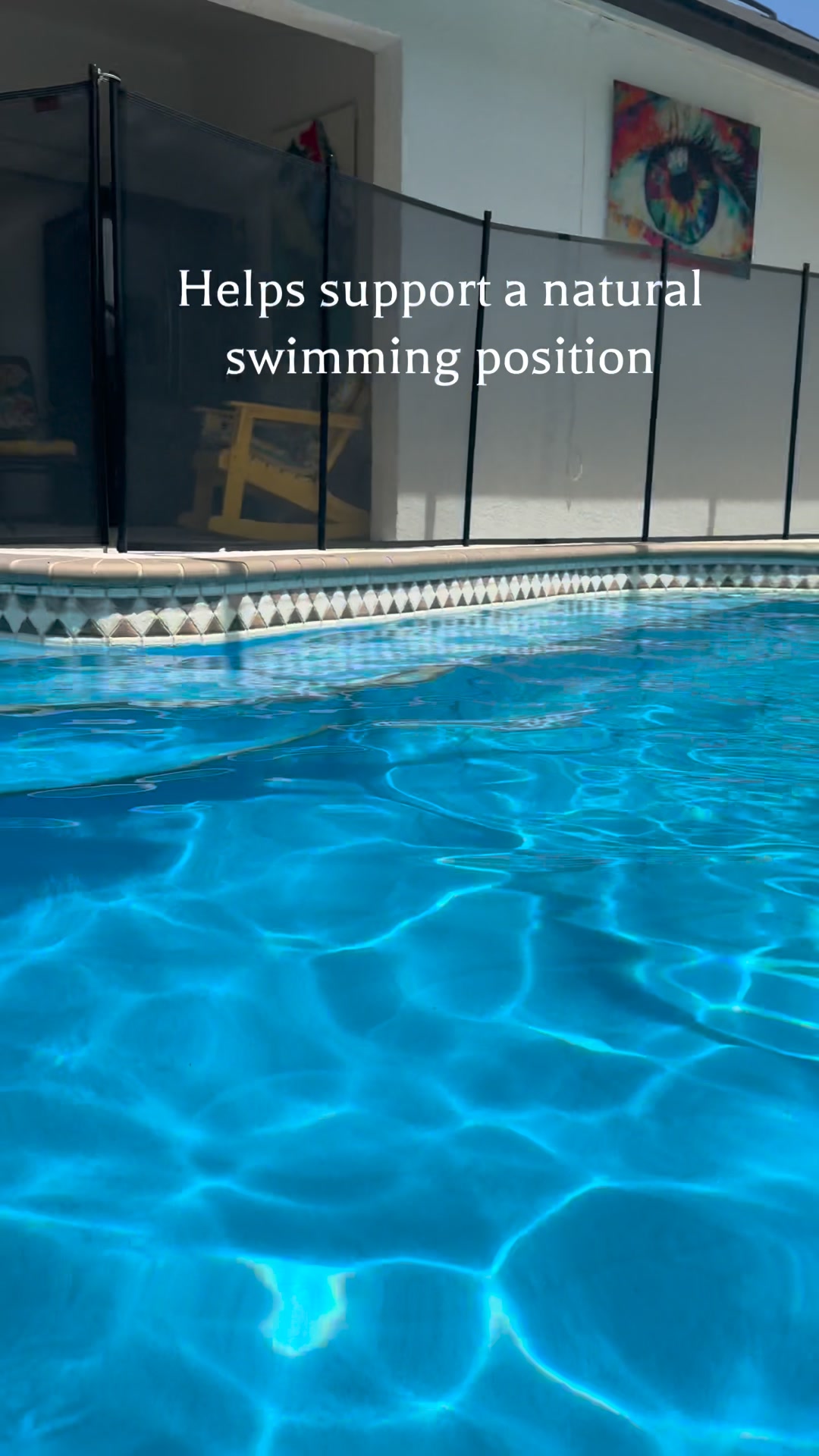 Swim, smile, snack.