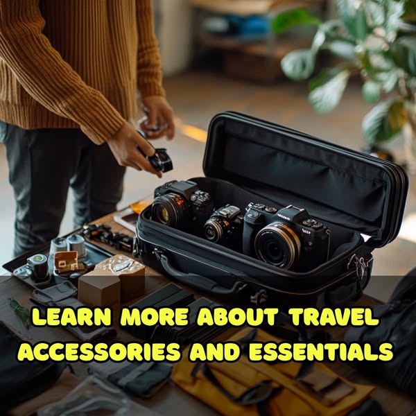 Learn more about travel accessories and essentials