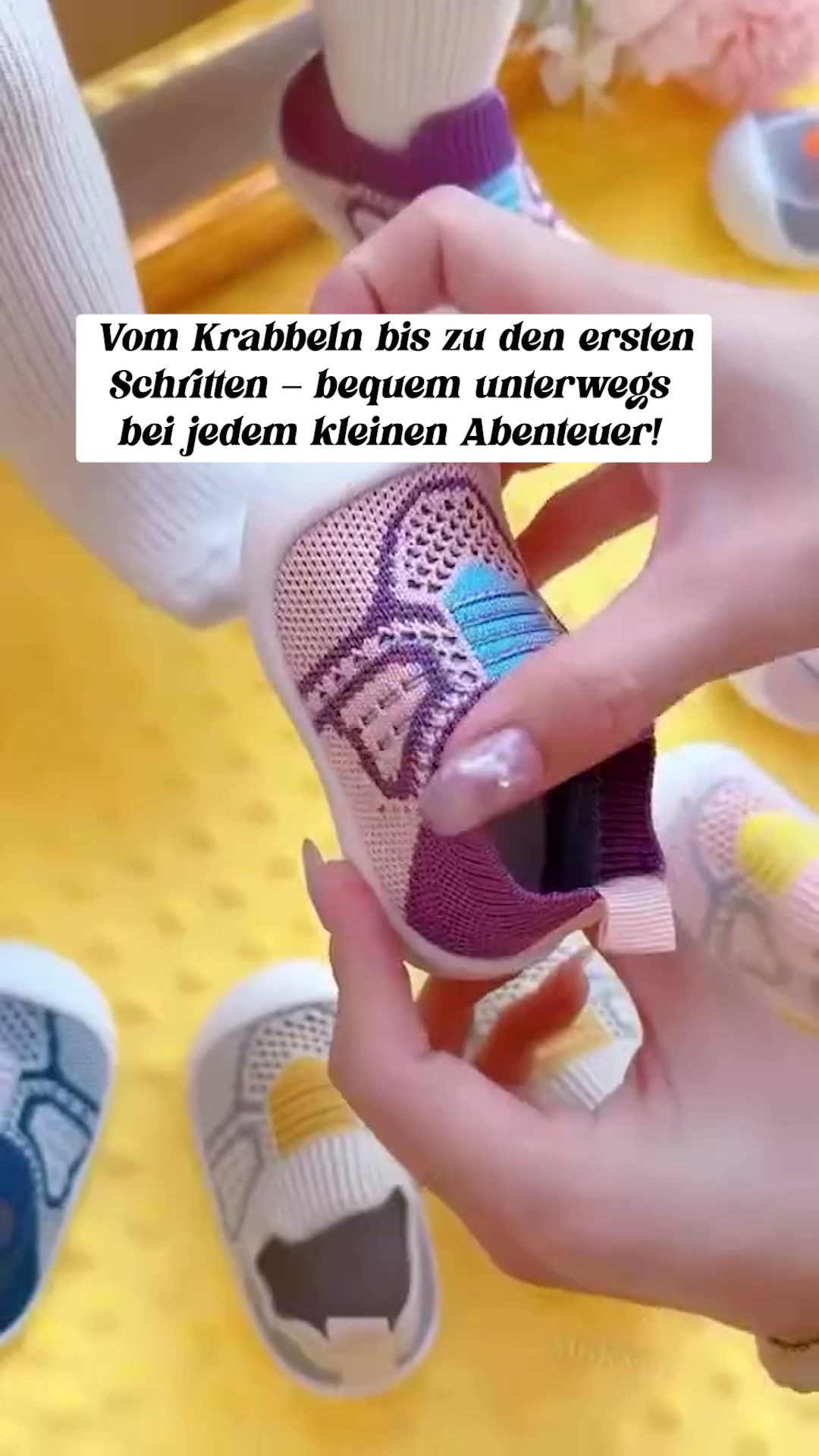 #1 Rutschfeste Sockenschuhe für Babys