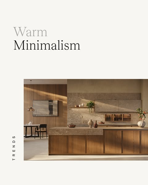 Warm Minimalism in the kitchen: essential design - Magazine Zecchinon