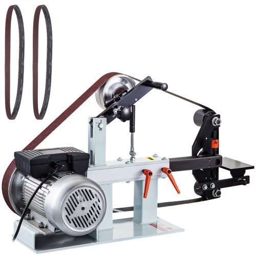 VEVOR Bandschleifmaschine 5,08 x 208,28 cm Belt Disc Sander Combo Band Tellerschleifer 2800 r/min Band und Scheiben Schleifmaschine PH 427 X