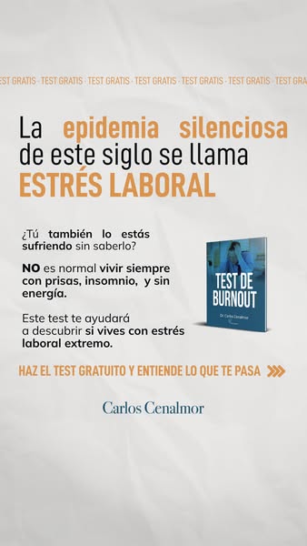 ¿Y si no fuera solo estrés?