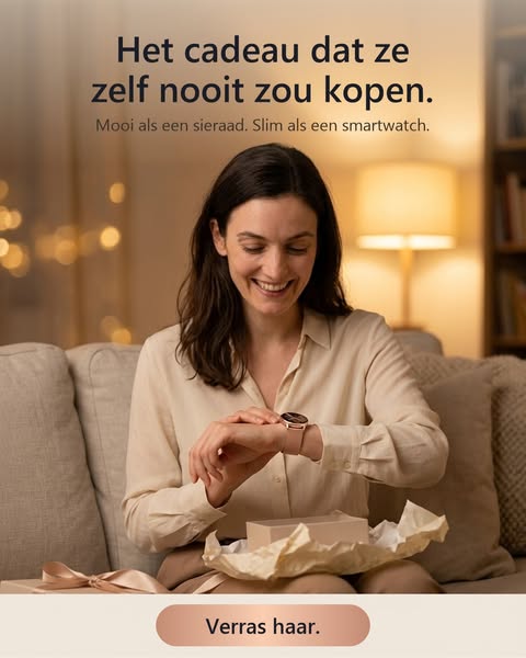 Het cadeau dat ze zelf niet zou kopen