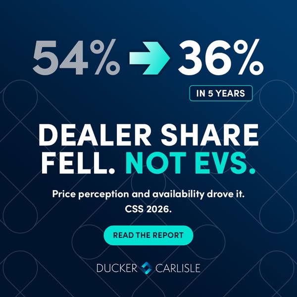 Dealer share fell. Not EVs.