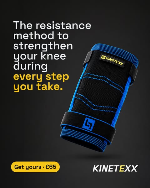 The knee support that strengthens, not just supports.