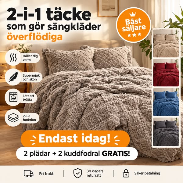 Aldrig mer kämpa med påslakan