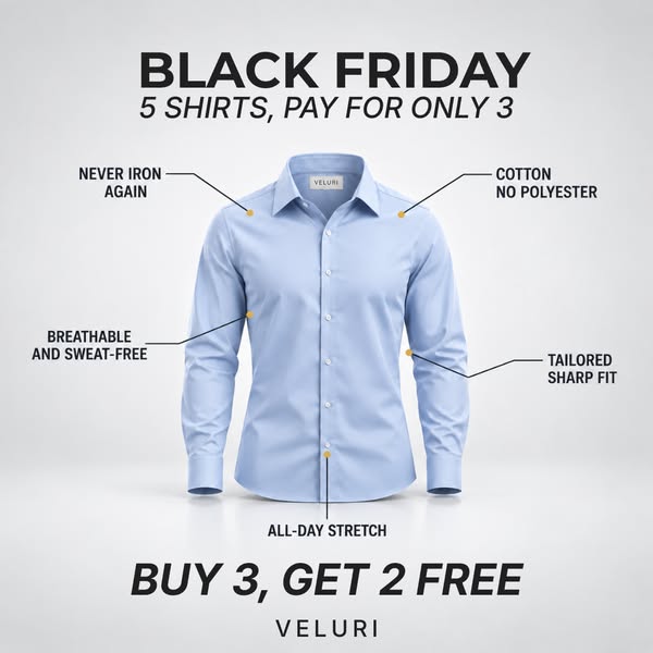 Buy 3 Shirts, Get 2 Free