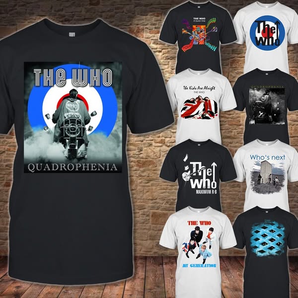 The Who | Custom prints store | T-shirts, mugs, face masks, posters