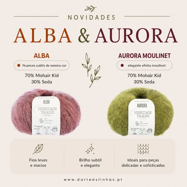 � Alba ou Aurora Moulinet: qual prefere?