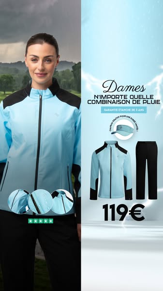 ENSEMBLES DE PLUIE POUR FEMMES MAINTENANT À 119€