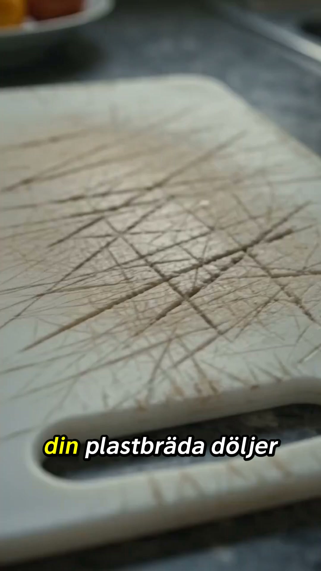 Skärbrädan Utan Mikroplast i Maten