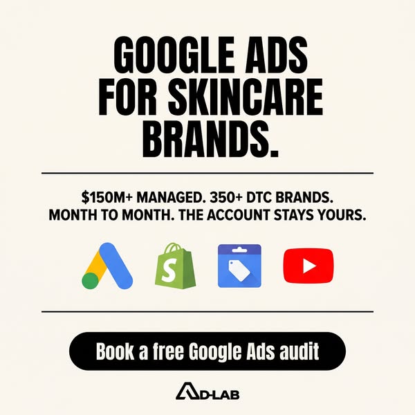 Skincare. $30k/mo on Google
