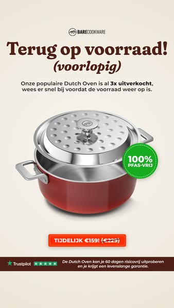 Nooit meer sjouwen in de keuken