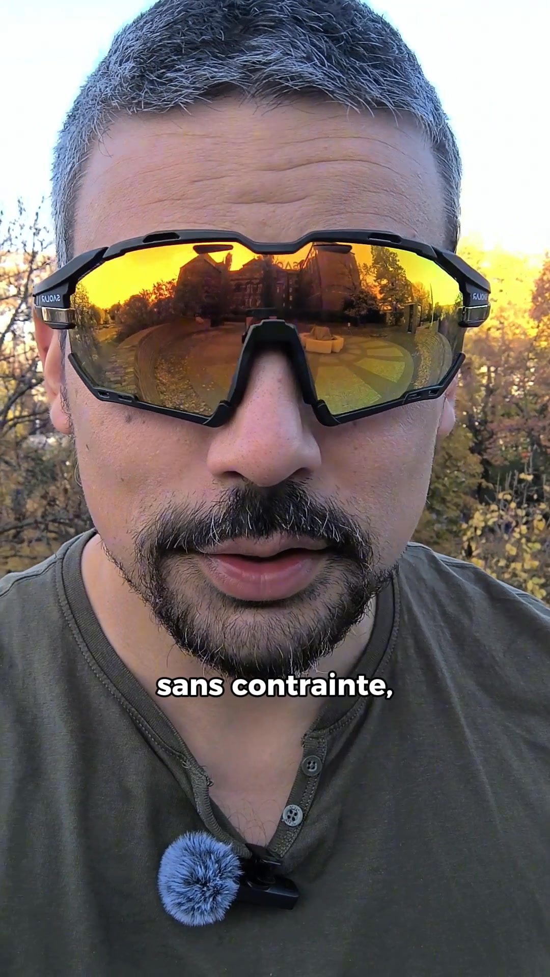 Lunettes de sport issues de l’aérospatial