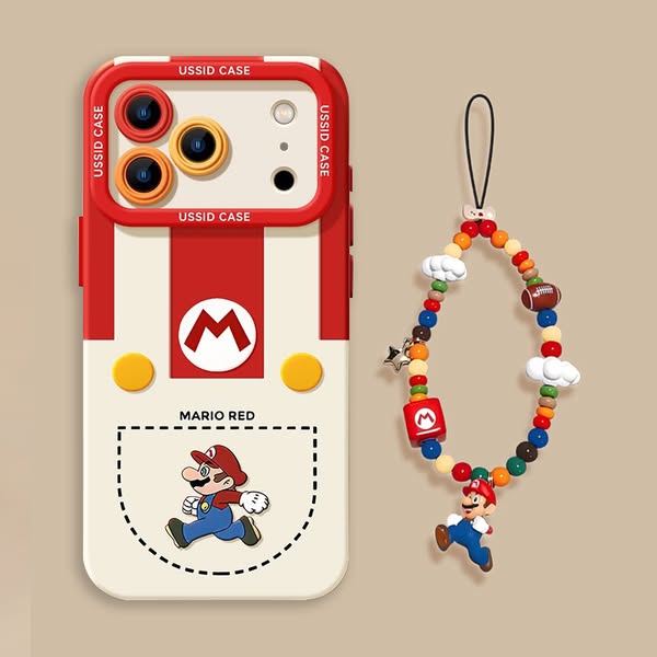 Super Mario Liquid Silicone Phone Case