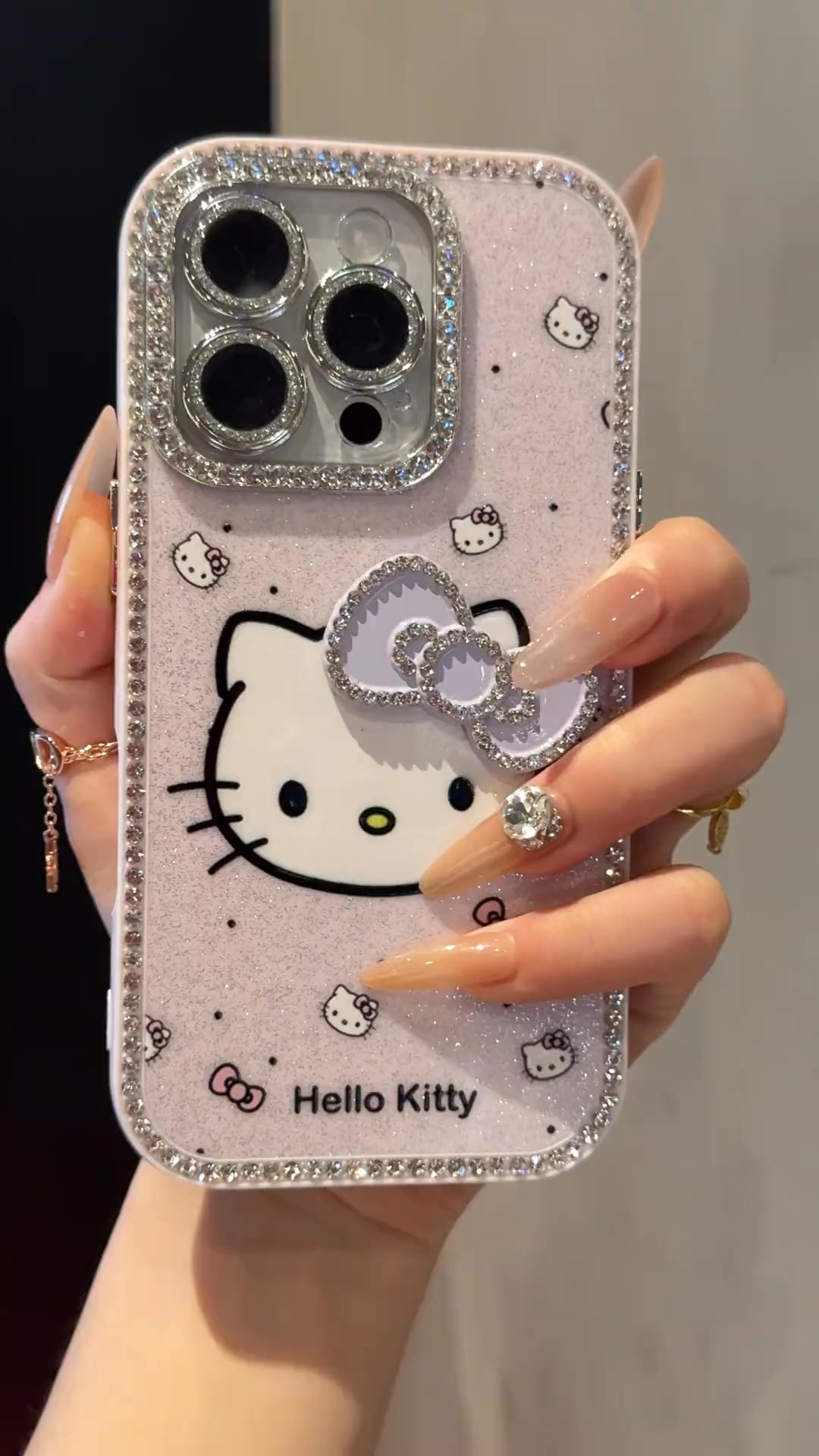 Flash Diamond Hello Kitty Phone Case