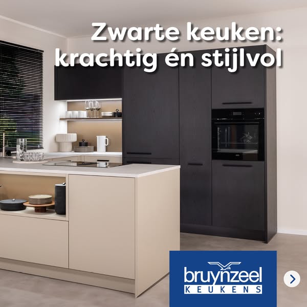 Ontdek zwarte keukens