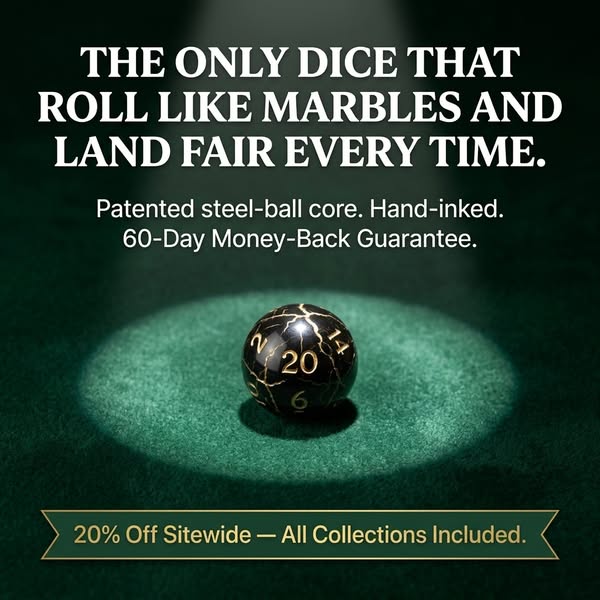 Dice collectors going wild for 20% off