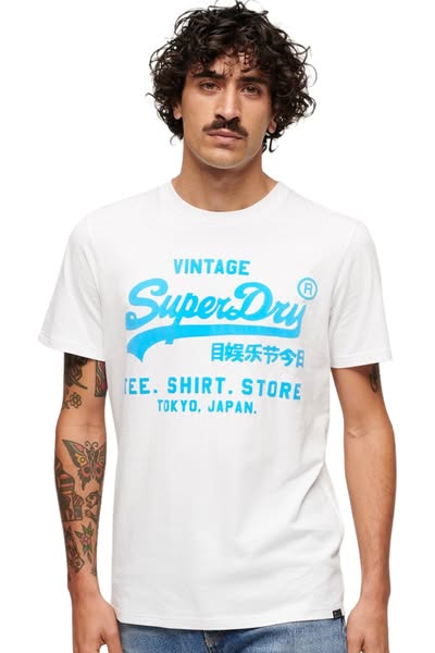 SUPERDRY NEON VINTAGE LOGO ΜΠΛΟΥΖΑ ΑΝΔΡΙΚΗ M1011922A-01C