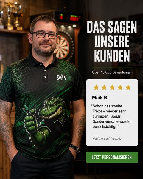 Dein Darttrikot mit Namen
