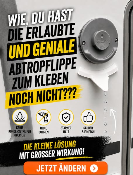 Abtropflippe für Wohnmobil & Camper