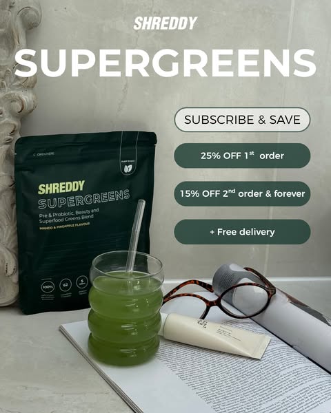 25% OFF SUPERGREENS