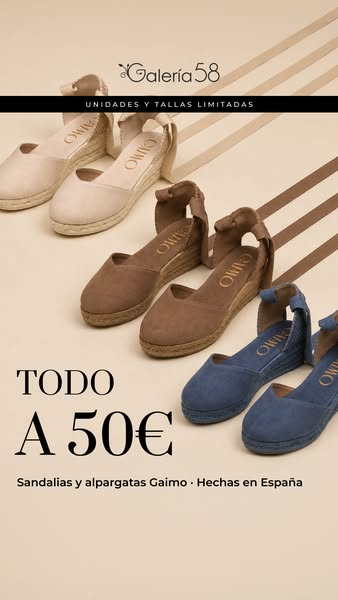 Últimas tallas disponibles
