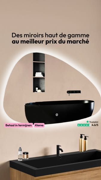 Miroirs de luxe à prix abordable !