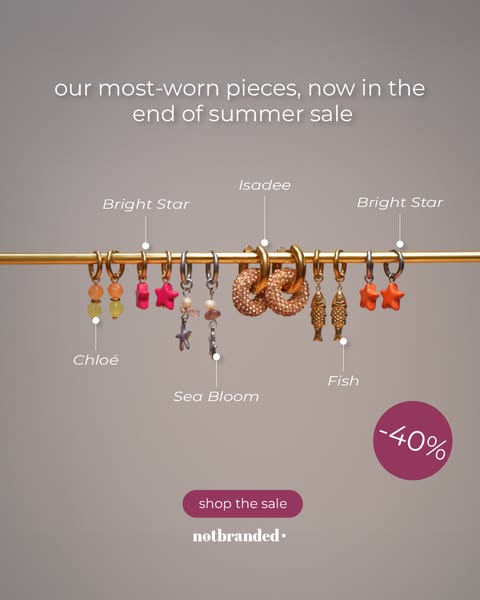 40% off: end of summer sale