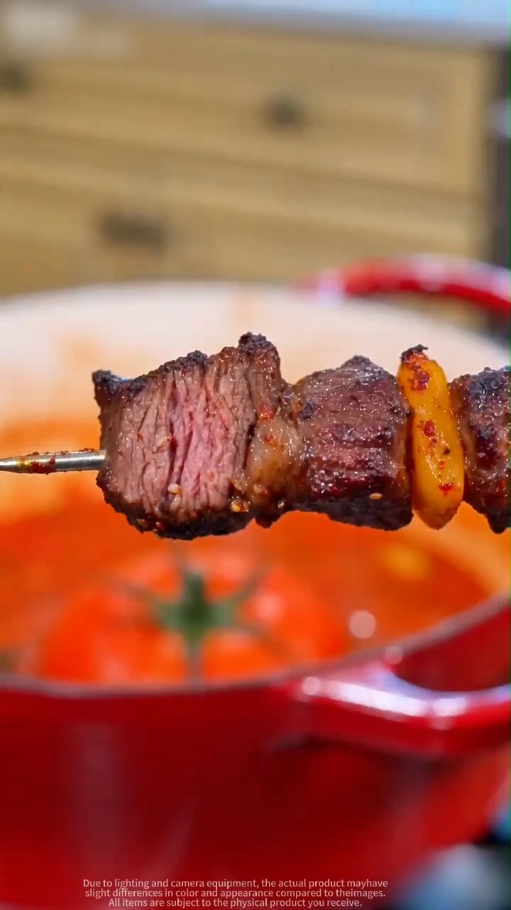 360° Even-Heat Stainless Steel Skewer Rack