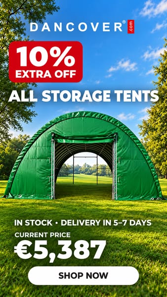 Extra 10% Off All Storage Tents