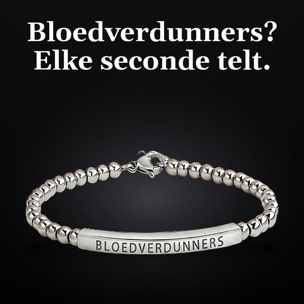 Deze armband kan een leven redden.
